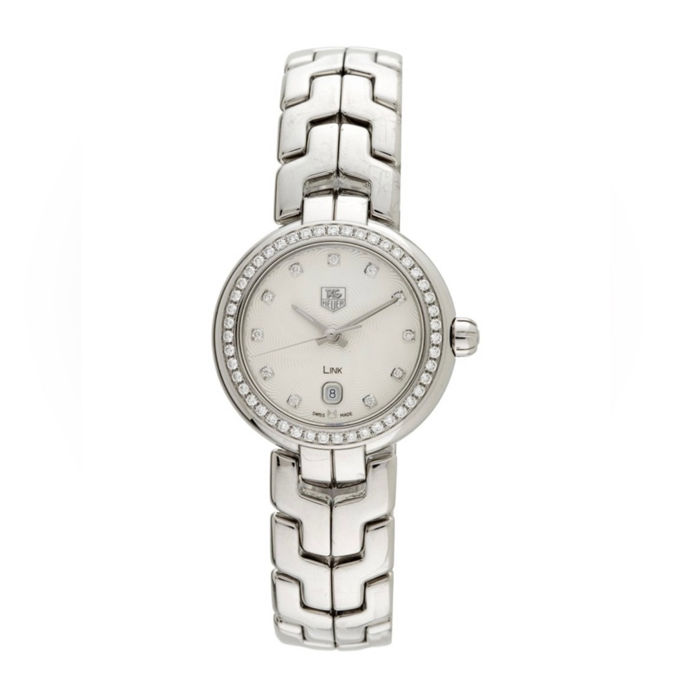 TAG Heuer Link Lady Factory Diamond Bezel and Dial 29mm Quartz WAT1414